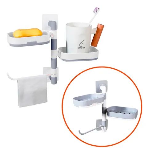 🧼JABONERA GIRATORIA DE PARED